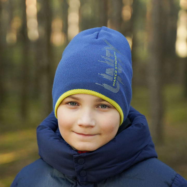 Wintermütze Jungen Navy Blau Legion