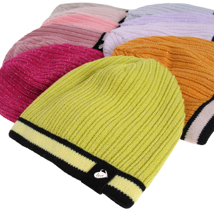 Herbst und Wintermütze für Mädchen Rosa Avena