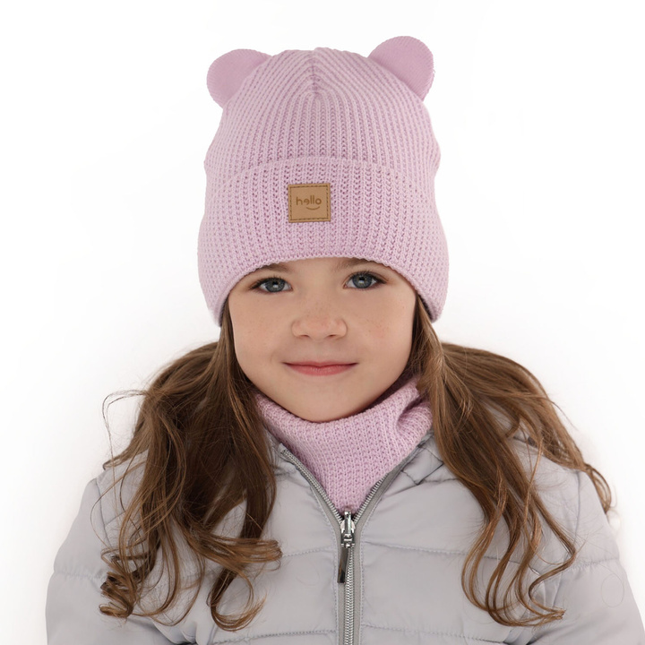 Winterset Mädchen: Mütze und Schlauchschal Rosa Harper