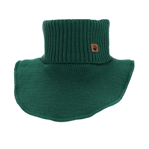 Eigenständiger Halswärmer für Jungen, Winter, smaragdgrün, mit Futter, Lamor