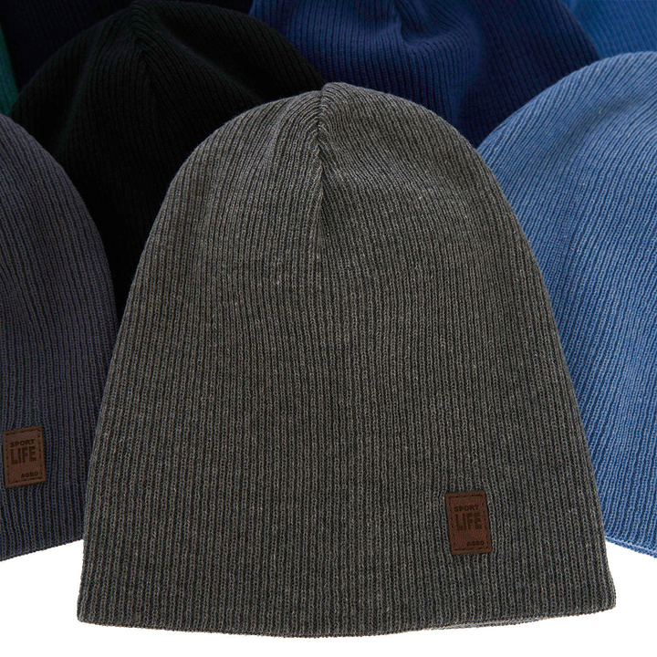 Herbst und Frühlingsmütze für Jungen Blau Bonus