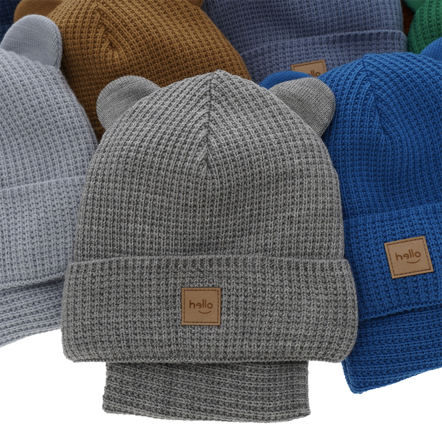 Winterset Jungen: Mütze und Schlauchschal Cremefarben Michael