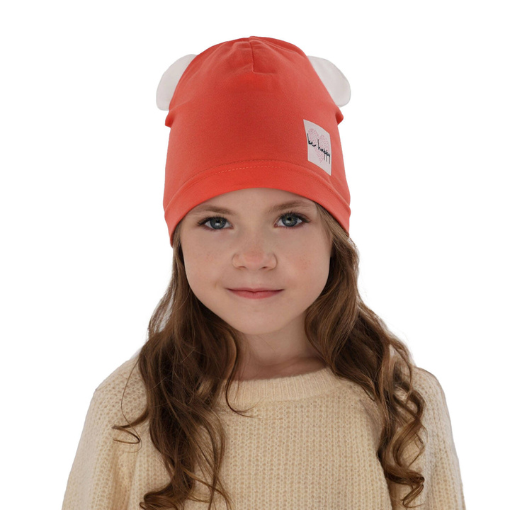 Herbst und Frühlingsmütze für Mädchen Rot Joga