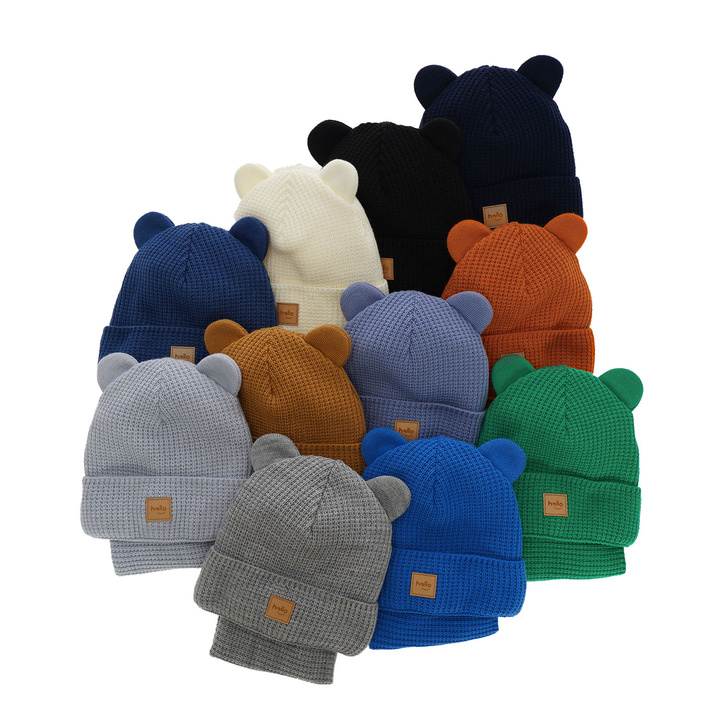 Winterset Jungen: Mütze und Schlauchschal Blau Michael