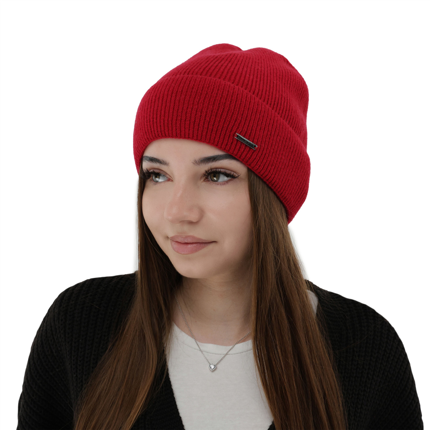 Herbst und Wintermütze Damen, cremeweiß, mit Merinowolle und Kaschmir, Sindra