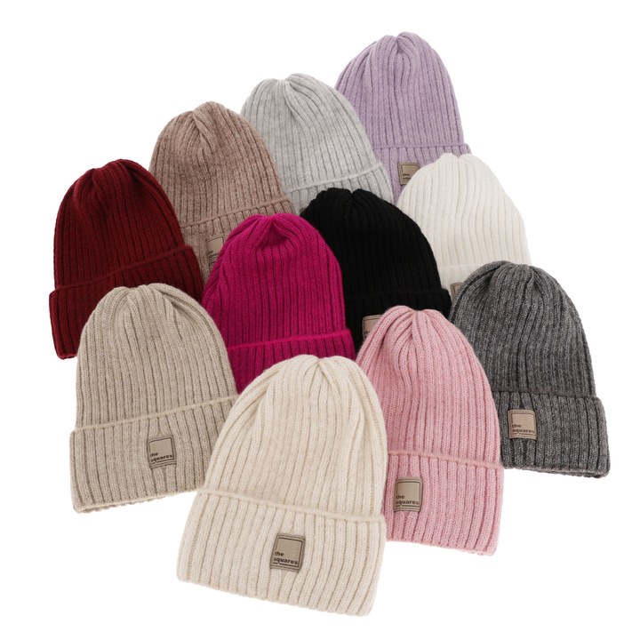 Wintermütze Damen Beige aus Merinowolle Benedetta