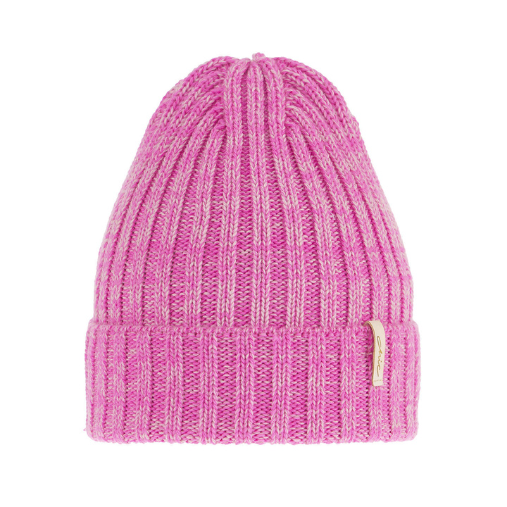 Wintermütze Damen aus Merinowolle in Rosa Missi
