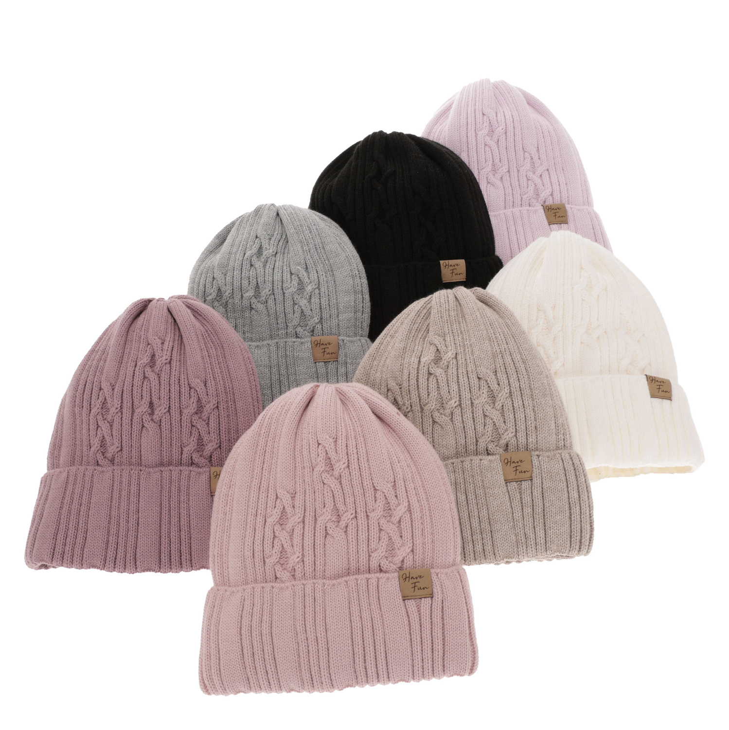 Winterset für Mädchen: Mütze und Schlauchschal in Rosa Rema