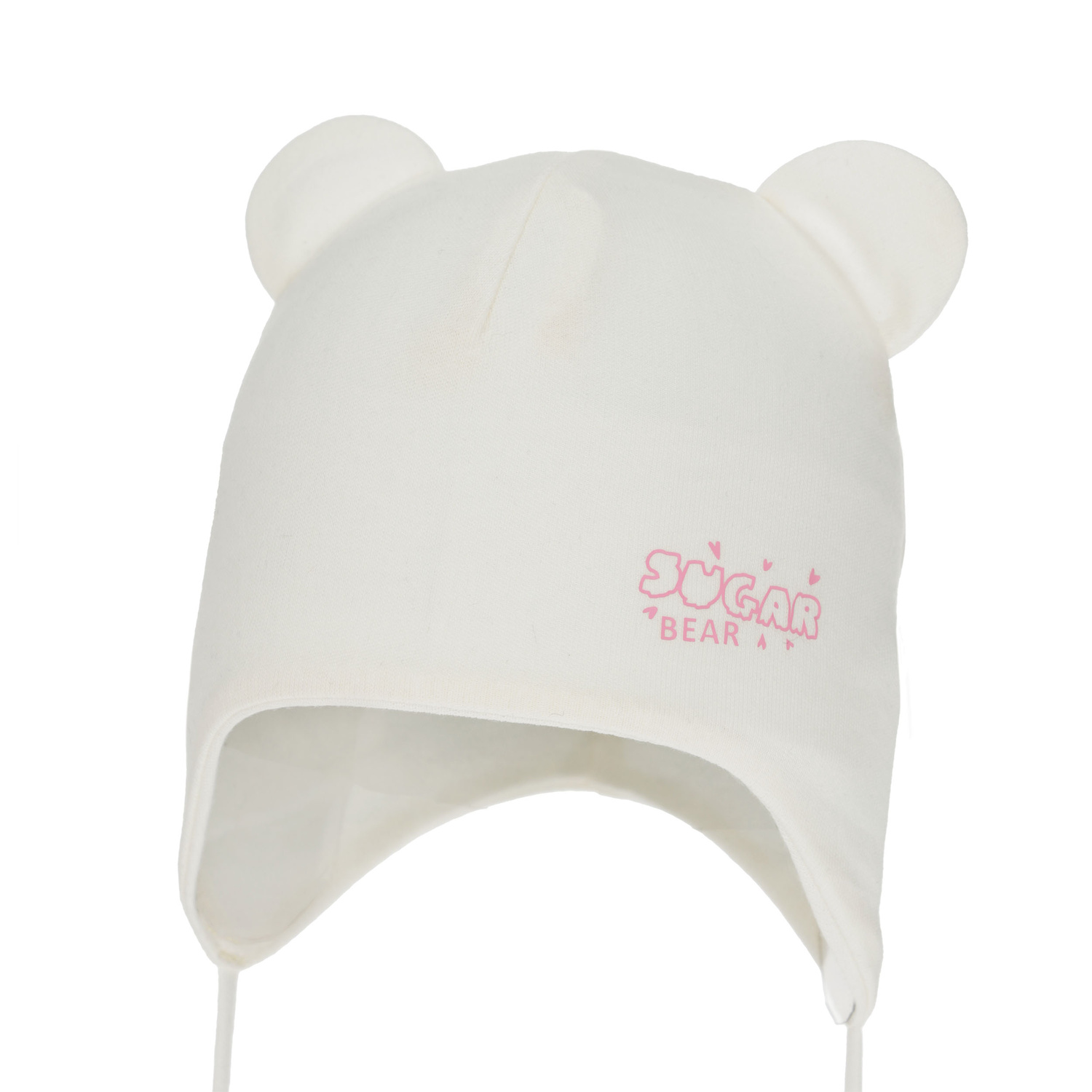 Herbst und Frühlingsmütze für Mädchen, cremeweiß, aus Baumwolle, Kelda