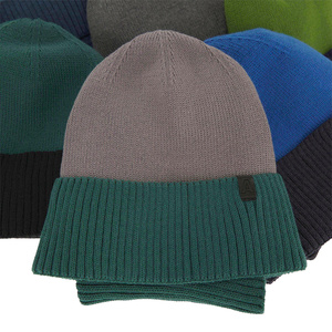 Herbst und Frühlingsset Jungen: Mütze und Schlauchschal Orange Tauros