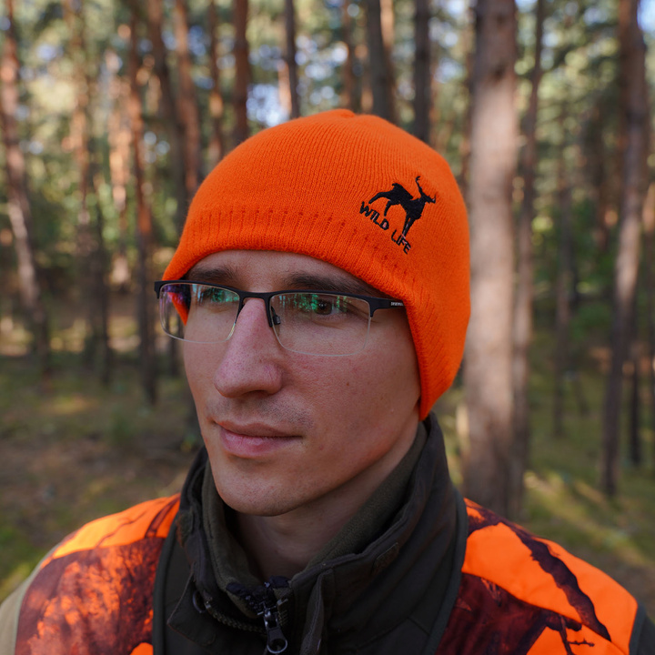 Wintermütze Herren Orange Wild Life