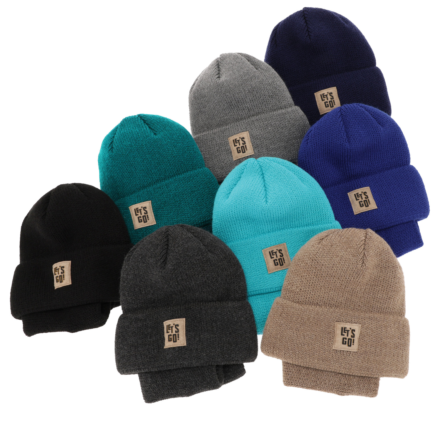 Winterset für Jungen: Mütze und Schlauchschal in Blau Joseph