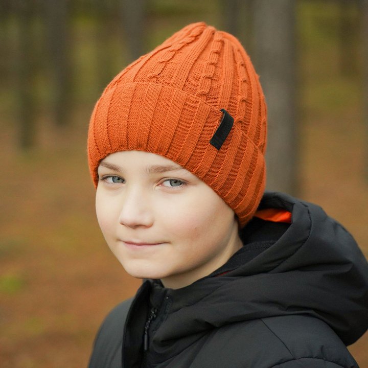 Wintermütze Jungen Khaki Lucas