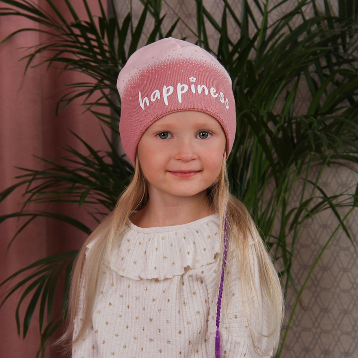 Herbst und Wintermütze für Mädchen Rosa Lana