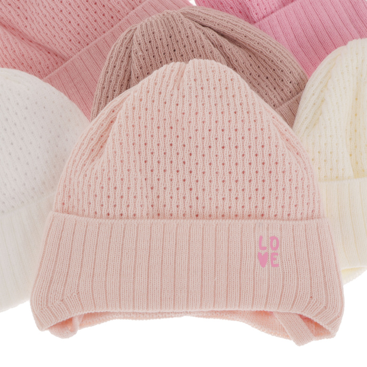 Herbst und Frühlingsmütze für Mädchen Rosa Camilla