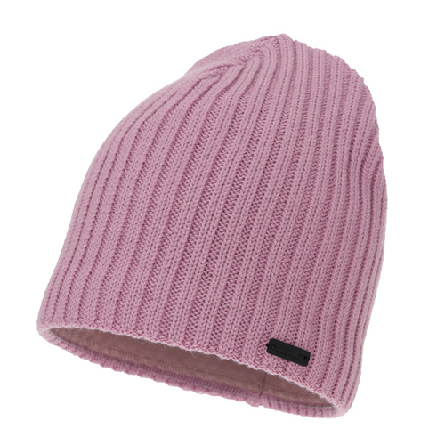 Wintermütze Damen, rosa, mit Merinowolle, Soletta